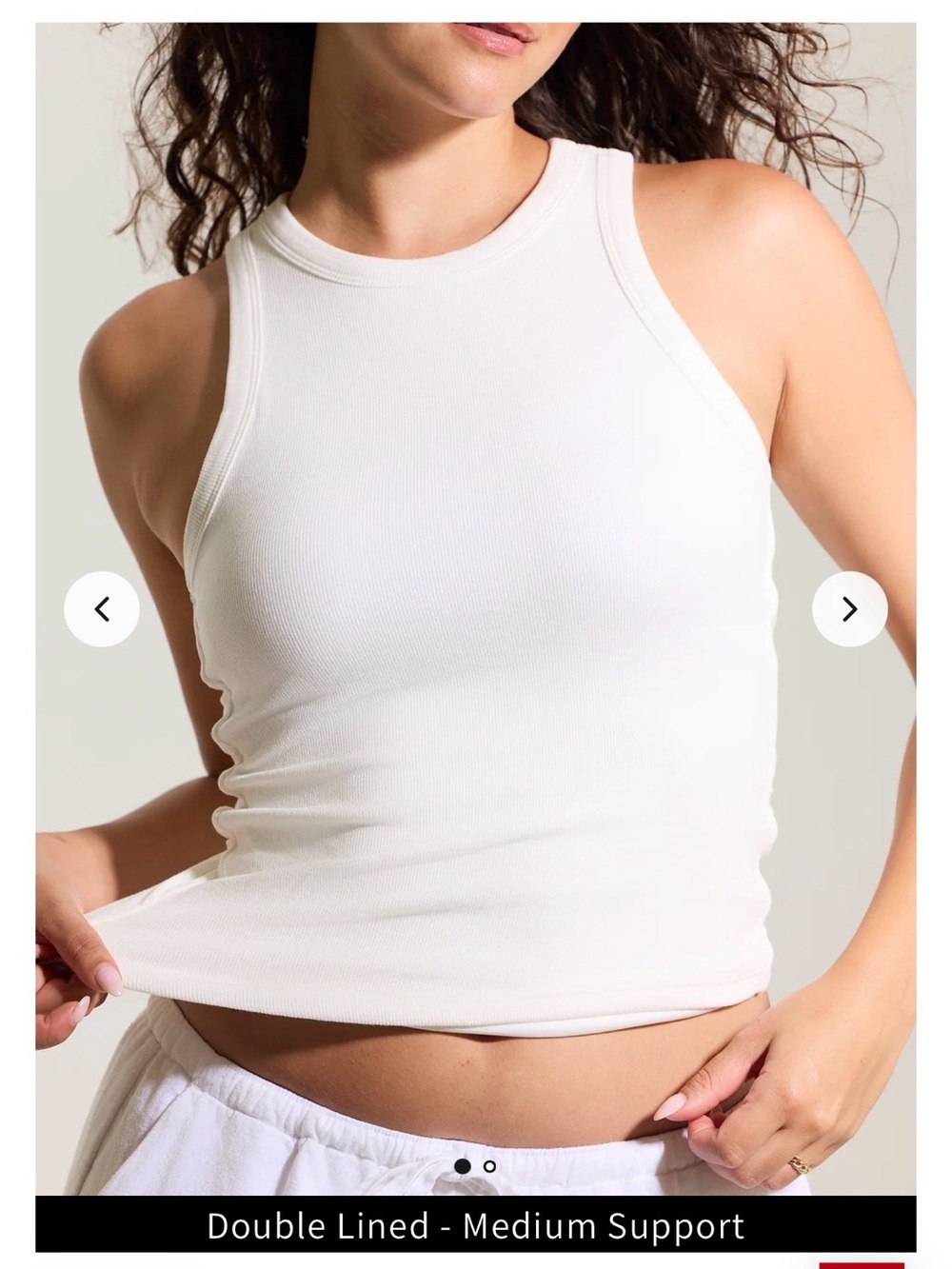 Klassy Network Ribbed High Neck Tank NWT